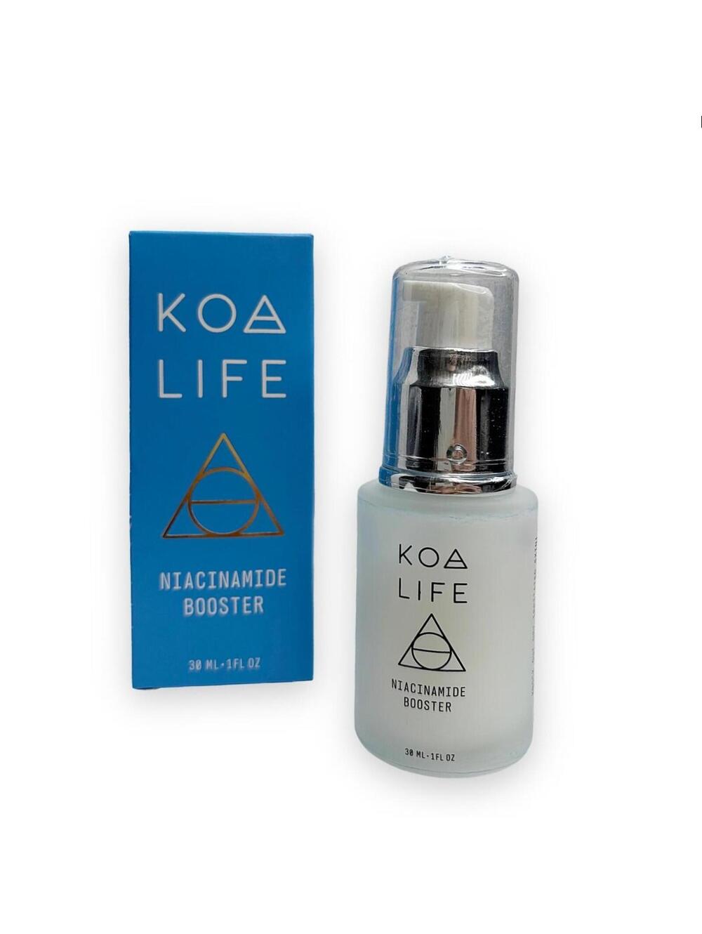 KOA LIFE Niacinamide Booster Anti-Aging Hydrating Serum 1 fl oz Vegan NEW NIB